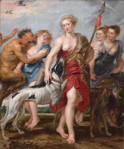 Diana und ihre Nymphen auf der Jagd von Henry Joseph Redouté