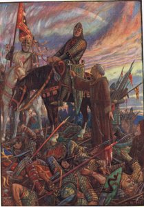 Nach der Schlacht von Hastings, Illustration aus 
