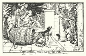 Cannetella kommt aus dem Fass (Gravur) von Henry Justice Ford