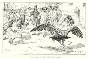 Dumas kommt mit seinen Geiern in Stora an von Henry Justice Ford