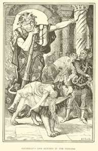 Grumedans Löwe holt die Prinzessin (Gravur) von Henry Justice Ford