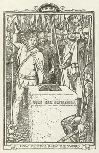 Wie Arthur das Schwert zog von Henry Justice Ford