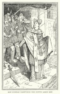 Wie Dunstan die bewaffneten Männer von König Edwy erschreckte von Henry Justice Ford
