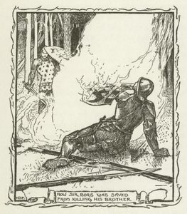 Wie Sir Bors davor bewahrt wurde, seinen Bruder zu töten von Henry Justice Ford