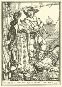 "Wenn die Gefangennahme sicher ist, sprengen Sie das Schiff in die Luft", sagte sie von Henry Justice Ford