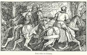 Joan reitet nach Chinon von Henry Justice Ford