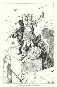 Montezuma von Geschossen angegriffen von Henry Justice Ford