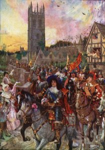 Prinz Rupert in Oxford zieht in die Schlacht