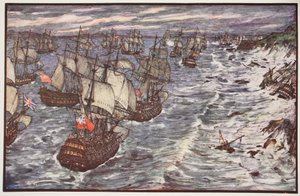 Quiberon Bay, 1759, Illustration aus 