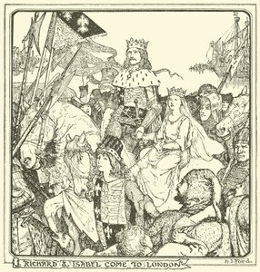 Richard und Isabel kommen nach London von Henry Justice Ford
