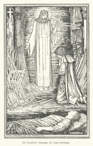 St. Franziskus träumt von den Schwertern von Henry Justice Ford