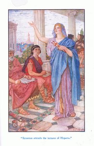 Synesius besucht die Vorlesungen von Hypatia, 1912