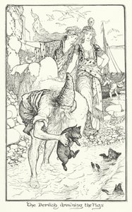 Der Derwisch ertränkt die Schweine von Henry Justice Ford