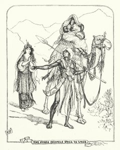 Der schwarze Mann zwingt Udea zu gehen von Henry Justice Ford