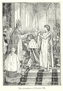 Die Krönung von Karl VII. von Henry Justice Ford