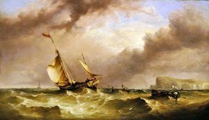 Schiffe vor dem South Foreland von Henry King Taylor