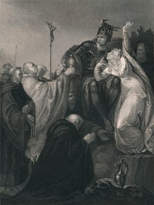 St. Augustinus vor Ethelbert, Mitte 19. Jahrhundert