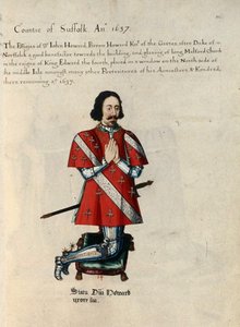 Sir John Howard, Baron Howard, Ritter des Hosenbandordens von Henry Lilly