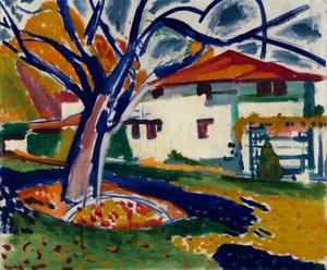 Blaue Bäume, 1915-1916
