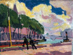 An den Ufern der Seine, 1909-1912 von Henry Lyman Saÿen