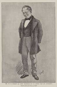 Mr. W. S. Penley als Lord Markham in "A Little Ray of Sunshine" von Henry Marriott (after) Paget