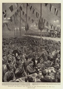 Das Festmahl der Helden, das Bankett im Hauptquartier der HAC