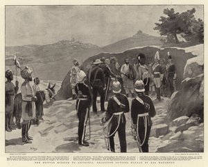 Die britische Mission nach Abessinien, Empfang außerhalb von Harrar durch Ras Makonnen von Henry Marriott Paget