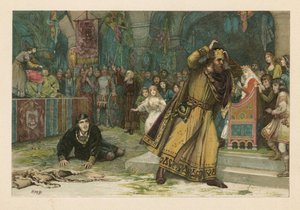 Die Theaterszene aus Hamlet von Henry Marriott Paget