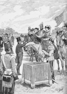 Die Königin bei der ersten Verleihung des Victoria-Kreuzes von Henry Marriott Paget