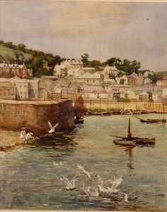 Ein Hafen in Cornwall