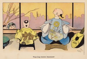 Illustration für Die Abenteuer einer japanischen Puppe von Henry Mayer
