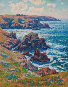 La terre de Cléden, Pointe du Raz, Finistère, 1911 von Henry Moret