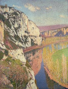 Landschaft bei Douellens, 1897 von Henry Moret