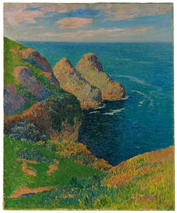 Die Klippen am Meer, 1895 von Henry Moret