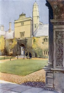 Das Tor der Tugend, Gonville und Caius College von Henry Morley