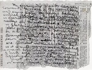 Fragment von Stanleys Tagebuch, Illustration aus 