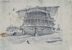 Umschlag für Henry Mosess Sketches of Shipping von Henry Moses