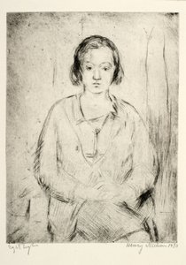 Die Schwester des Künstlers von Henry Nielsen