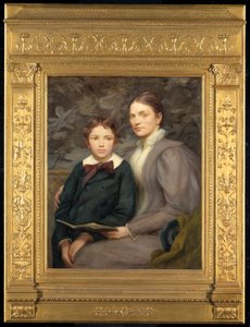 Mrs. William T. Evans und ihr Sohn, 1895