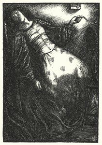 Matthew Arnold Gedicht: Der verlassene Meermann (Gravur)