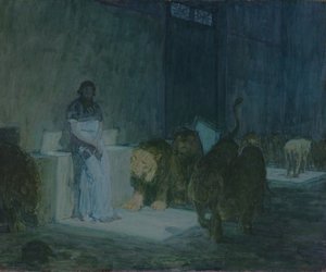 Daniel in der Löwengrube von Henry Ossawa Tanner