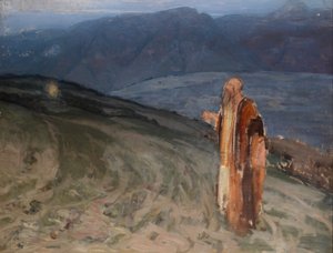 Studie für Moses und den brennenden Dornbusch von Henry Ossawa Tanner