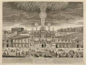 Feuerwerk nach Aix-la-Chapelle
