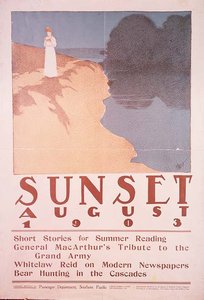 Titelbild für Sunset-Magazin, August 1903 von Henry Patrick Raleigh