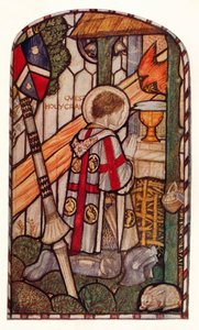 Sir Galahad. Entwurf für ein Fenster in Kelvin-Side, Glasgow, ca. 1914