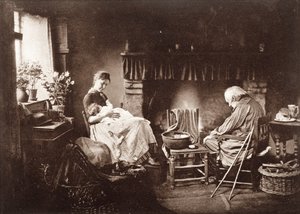 Morgendämmerung & Sonnenuntergang von Henry Peach Robinson