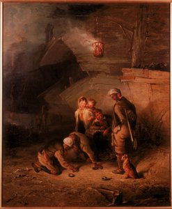 Bergleute spielen Quoits