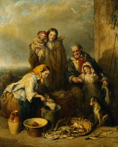 Die Familie des Fischers, 1861