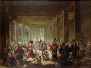 Der alte Fischmarkt, Sandhill, Newcastle upon Tyne von Henry Perlee Parker