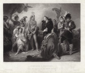 Spanier und Peruaner
